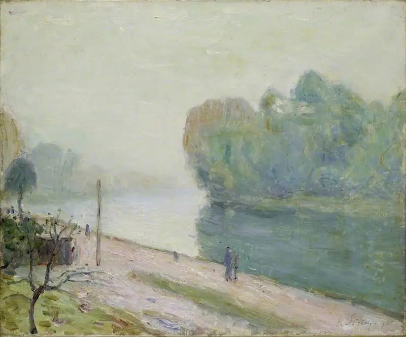 A Meander of the Loing River - Alfred Sisley