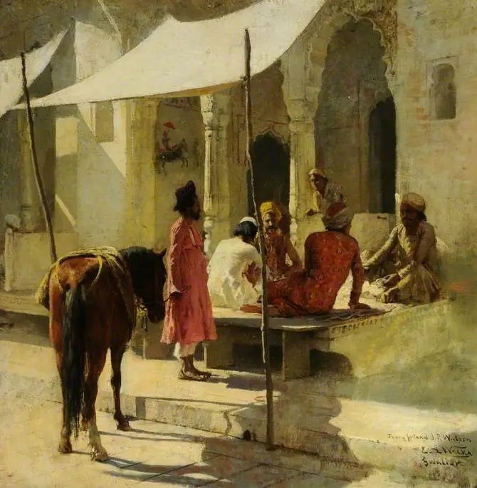 Un messager indien - Edwin Lord Weeks - Alpha Reproduction