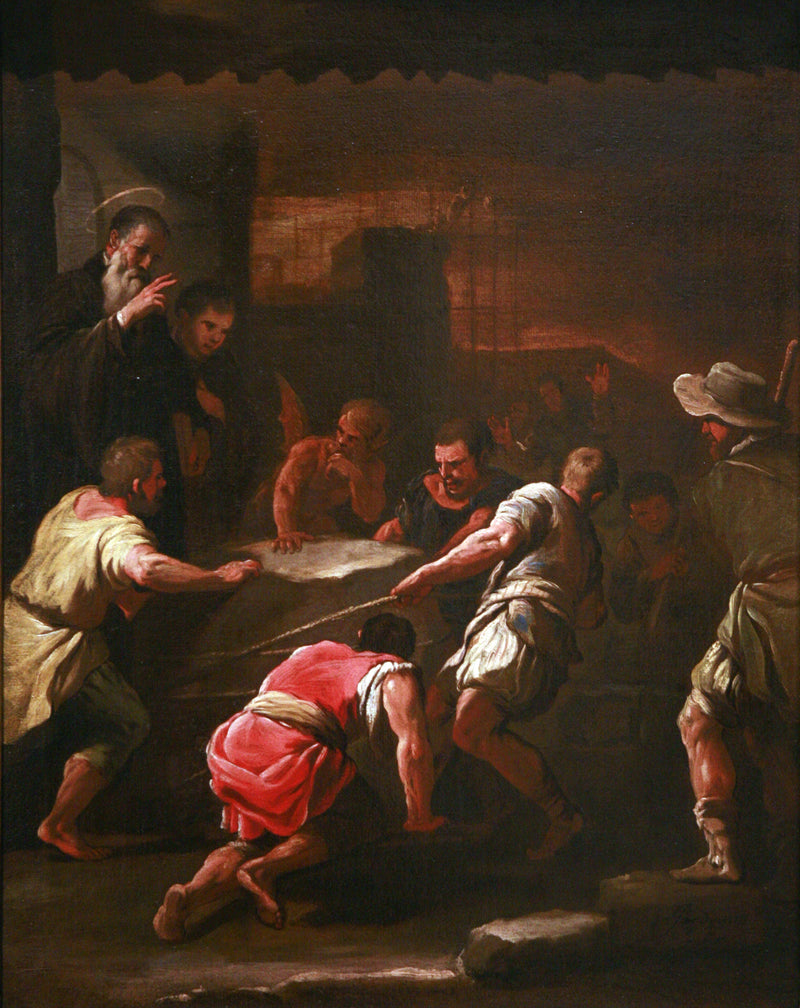 A Miracle of Saint Benoît - Luca Giordano