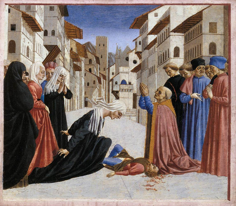 A miracle of Saint Zenobe - Domenico Veneziano