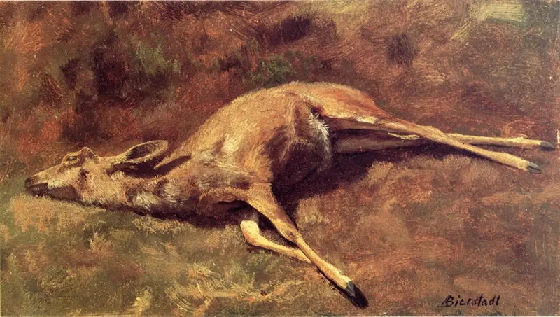 A Native of the Woods - Albert Bierstadt