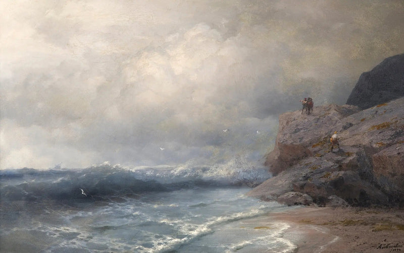 A Ship in Peril - Ivan Aïvazovski