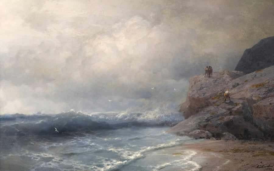 A Ship in Peril - Ivan Aïvazovski