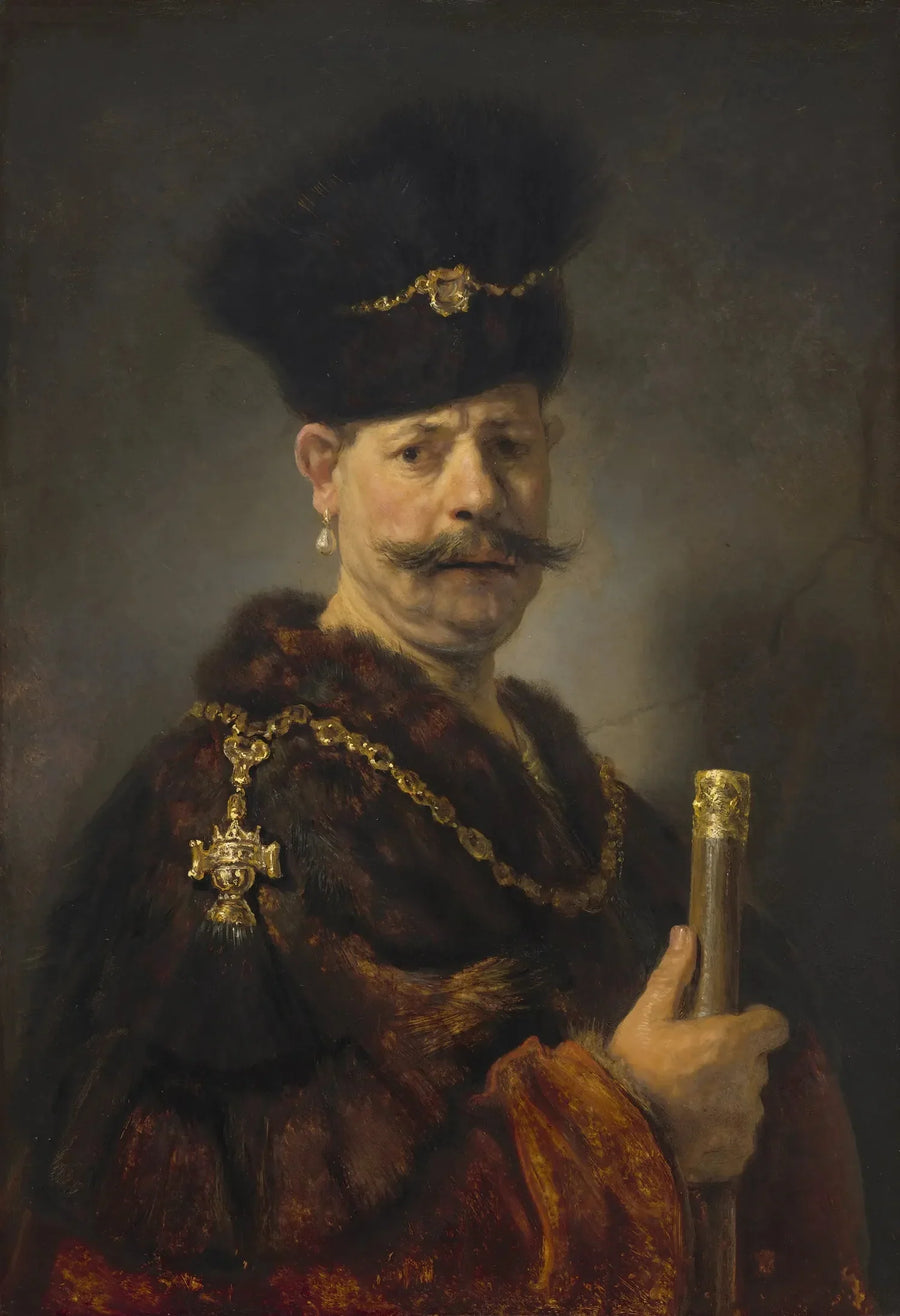 A Polish Nobleman - Rembrandt