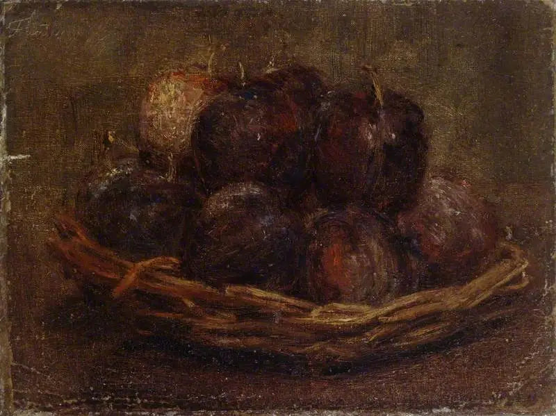 A Basket of Plums - Henri Fantin-Latour