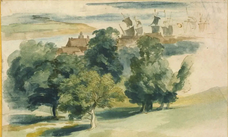 An English Landscape - Antoine van Dyck