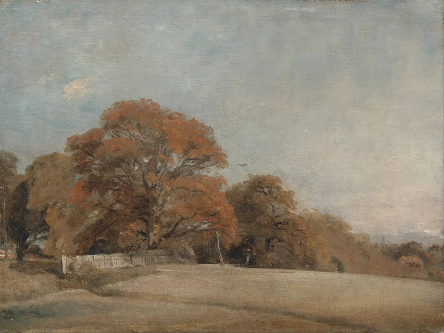 An autumn landscape at East Bergholt - John Constable