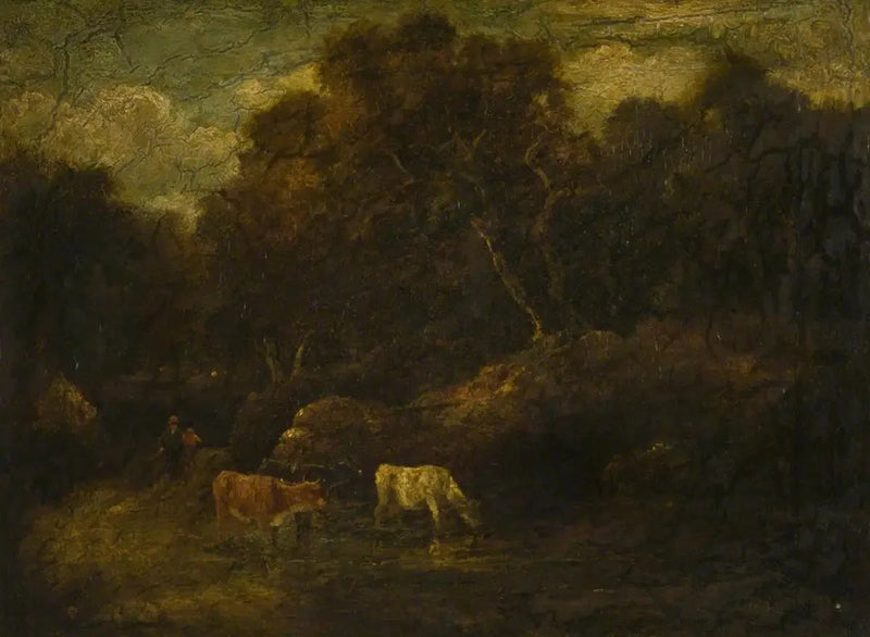 A wooded landscape - Thomas Gainsborough