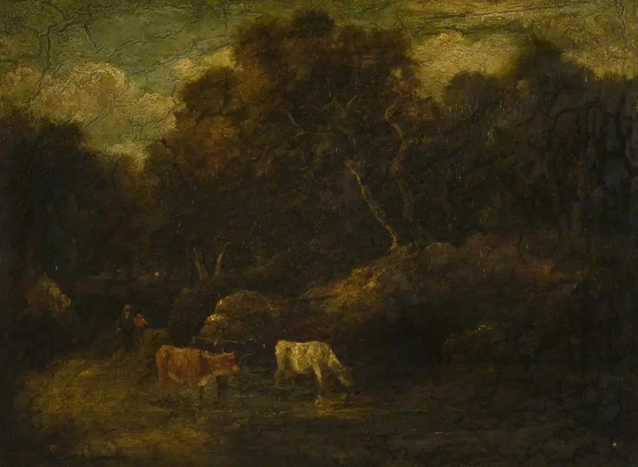 A wooded landscape - Thomas Gainsborough