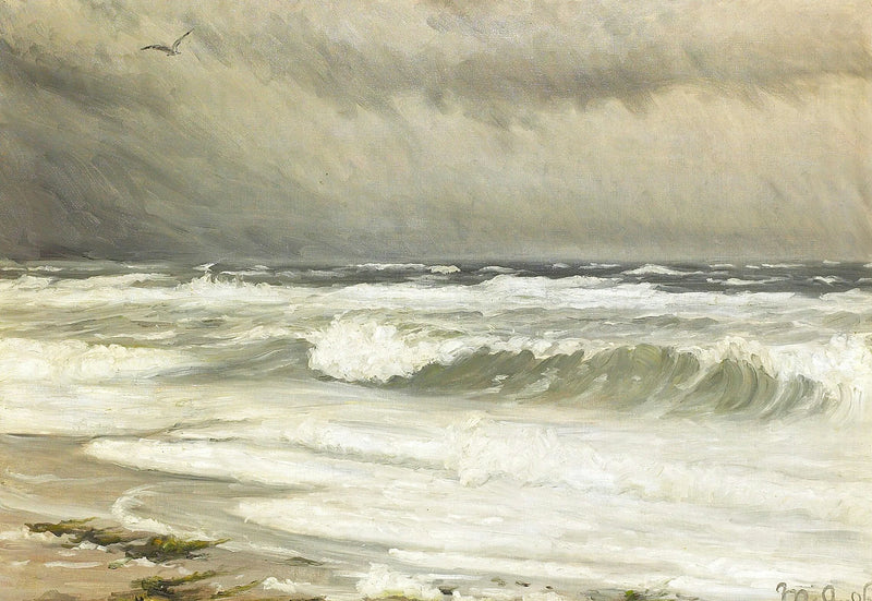 A coastal landscape in Skagen. -Michael Peter Ancher