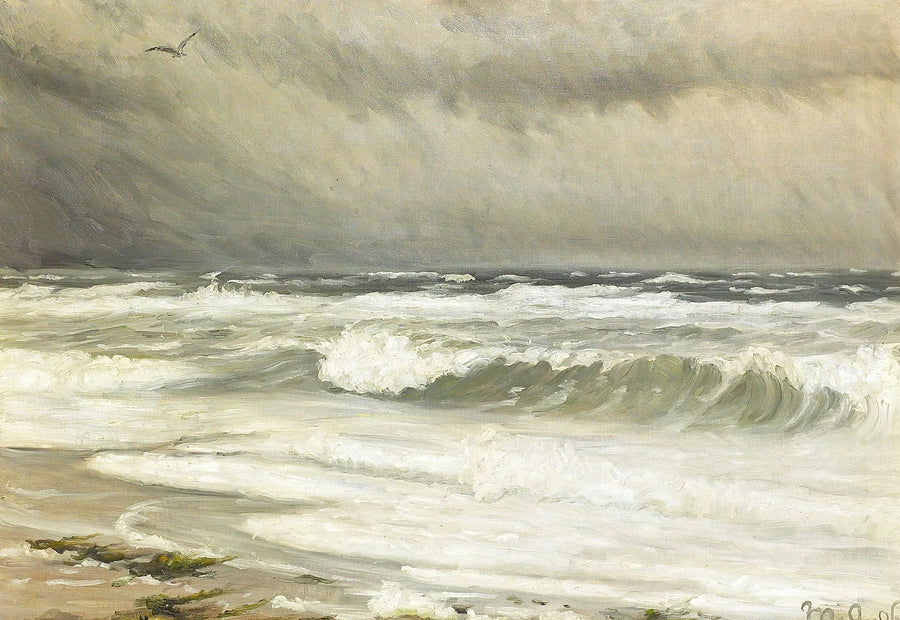 A coastal landscape in Skagen. -Michael Peter Ancher
