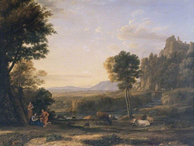 A pastoral landscape - Claude Lorrain