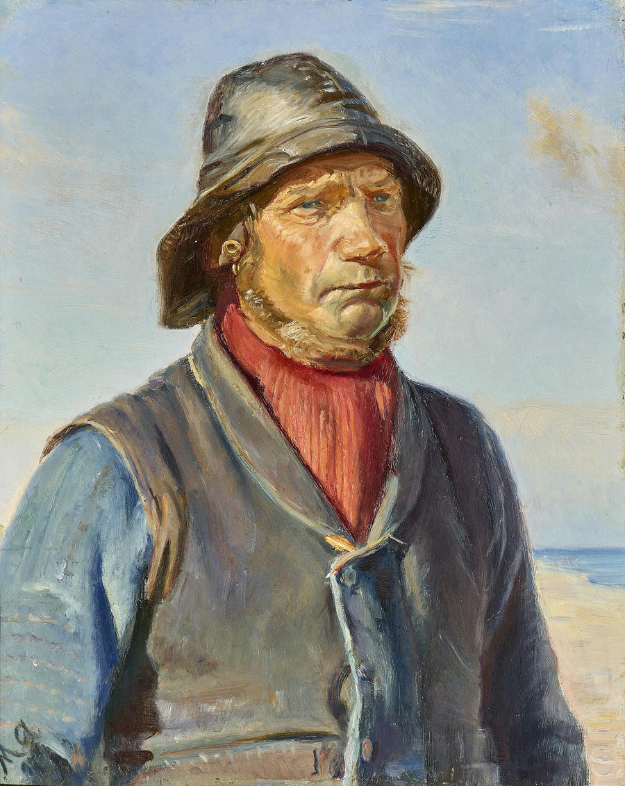 A Fisherman from Skagen (2) - Michael Peter Ancher