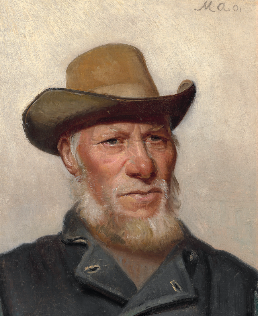 A fisherman from Skagen. - Michael Peter Ancher