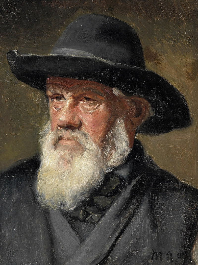 A fisherman from Skagen dressed in his Sunday best. - Michael Peter Ancher