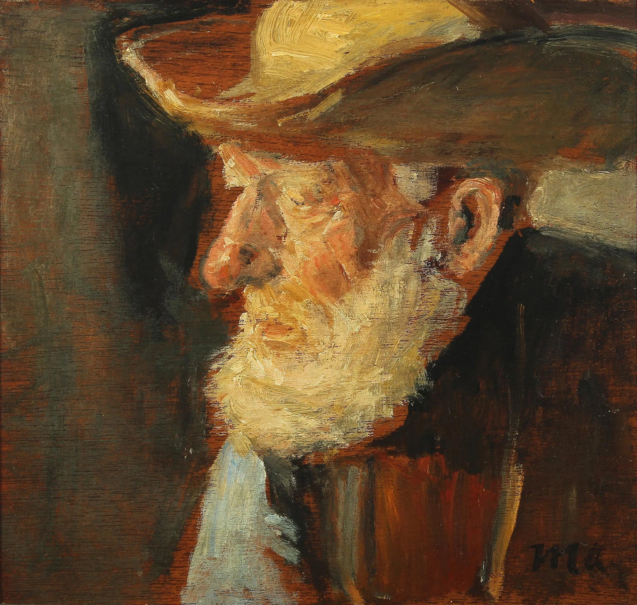A pensive fisherman from Skagen. - Michael Peter Ancher