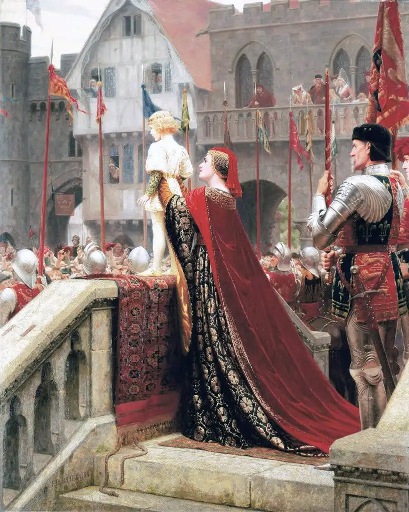 Un Petit Prince susceptible de bénir un trône royal à terme - Edmund Blair Leighton - Alpha Reproduction