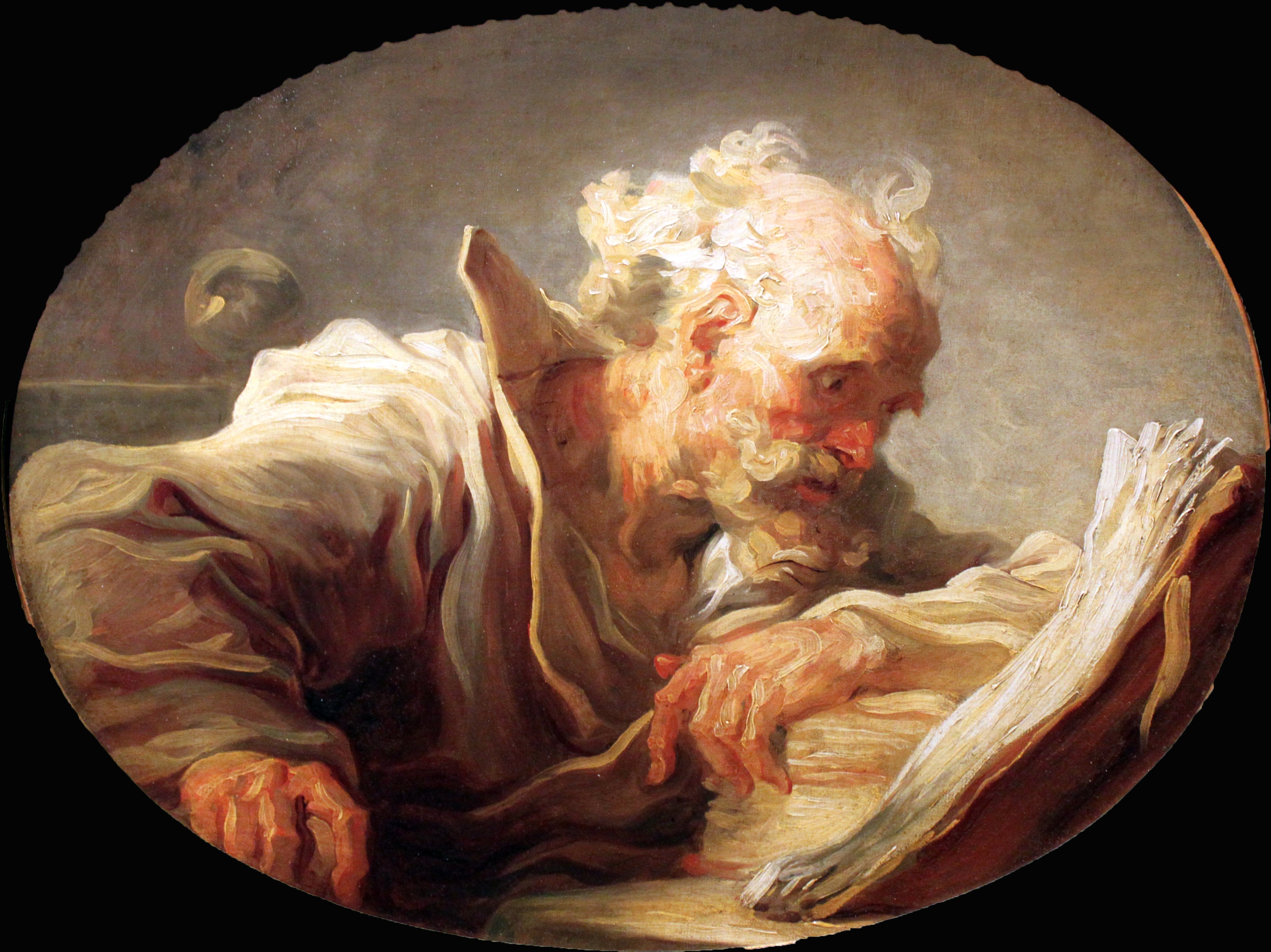 A Philosopher Reading - Jean-Honoré Fragonard