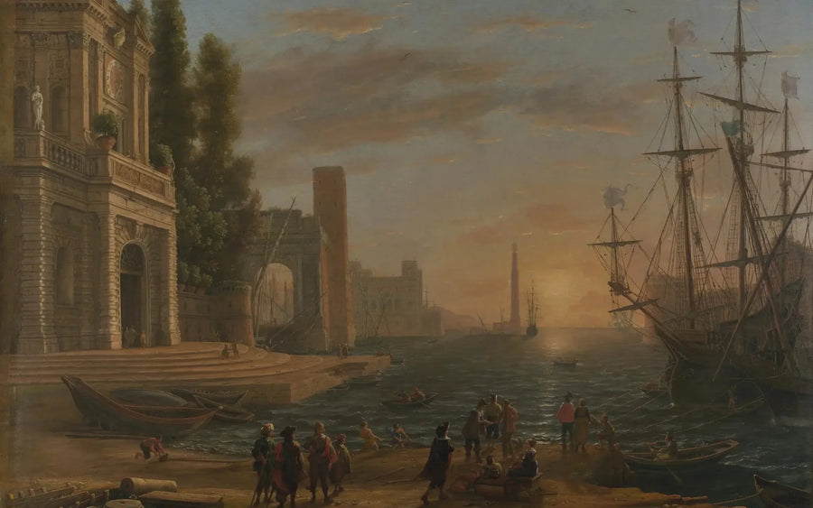 A maritime port - Claude Lorrain