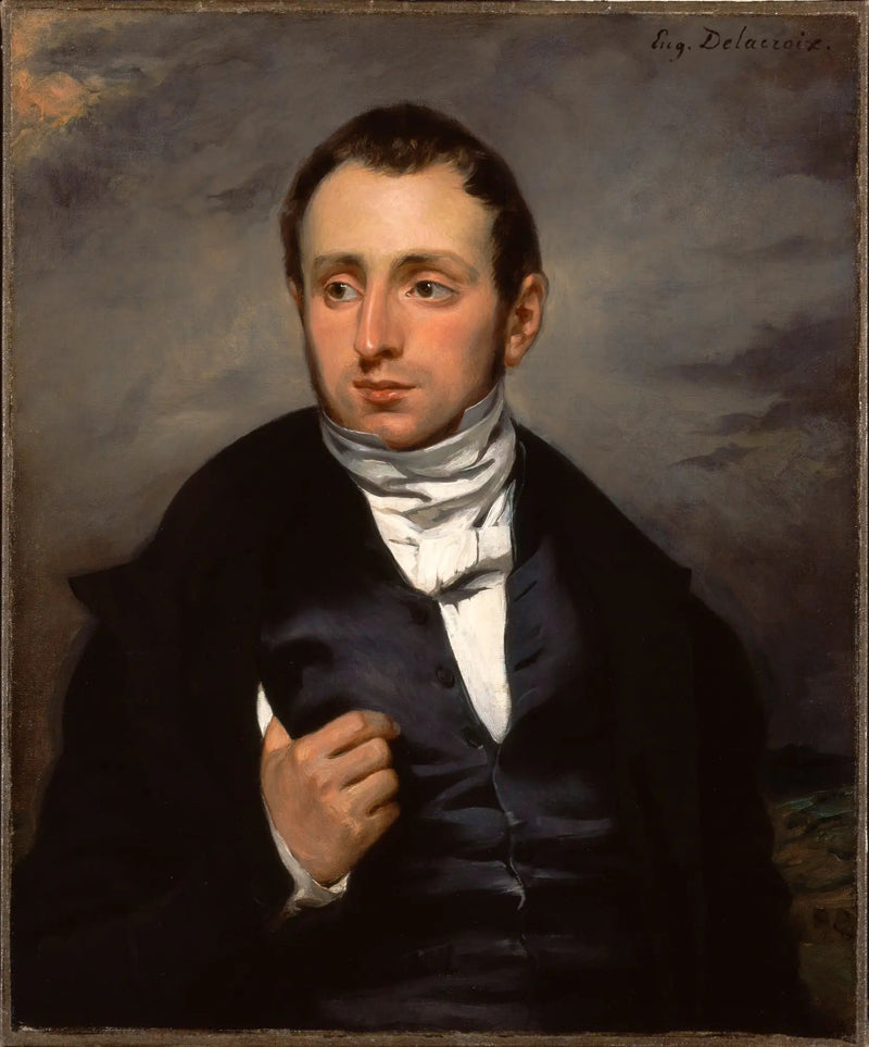 A portrait of Dr. François-Marie Desmaisons - Eugène Delacroix