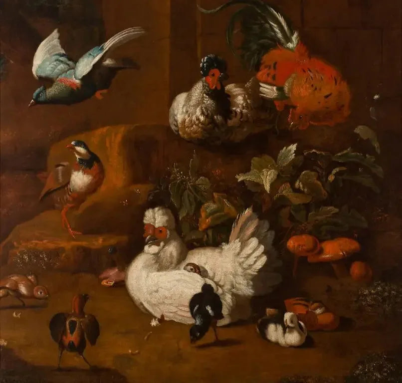 A Gathering of Birds - Melchior de Hondecoeter