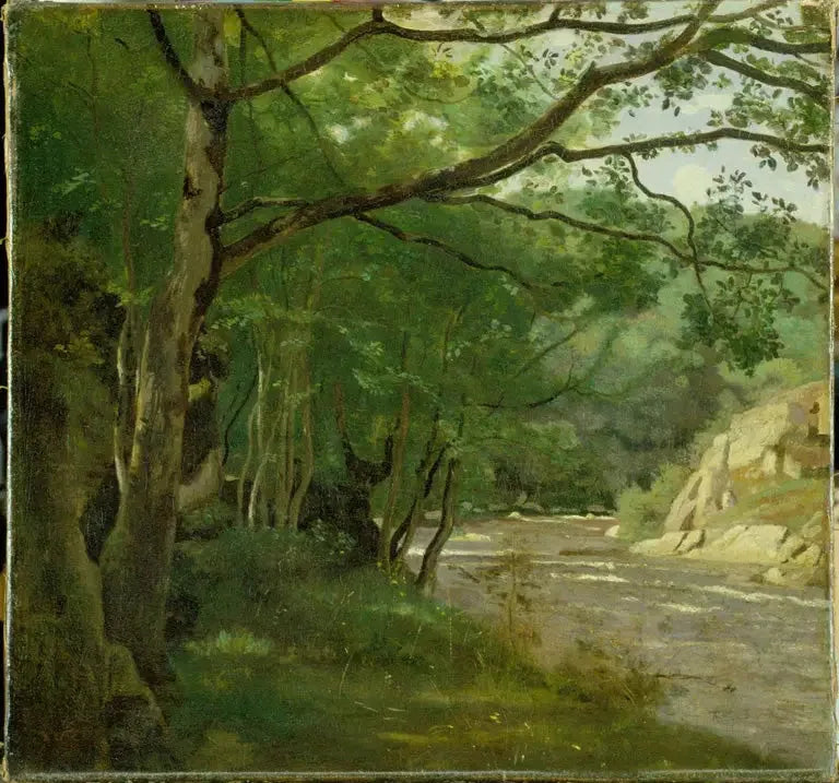 A Ravine of Morvan. Surroundings of Lormes - Jean-Baptiste Camille Corot