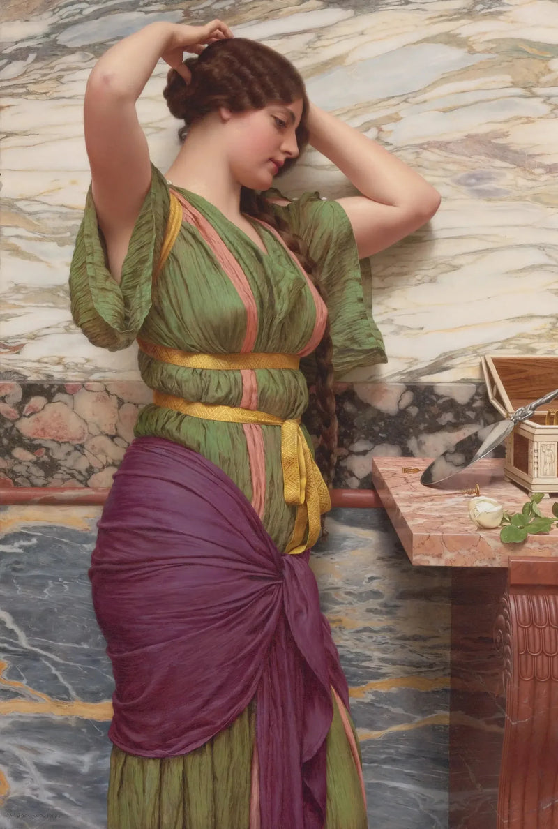 A Flattering Reflection - John William Godward