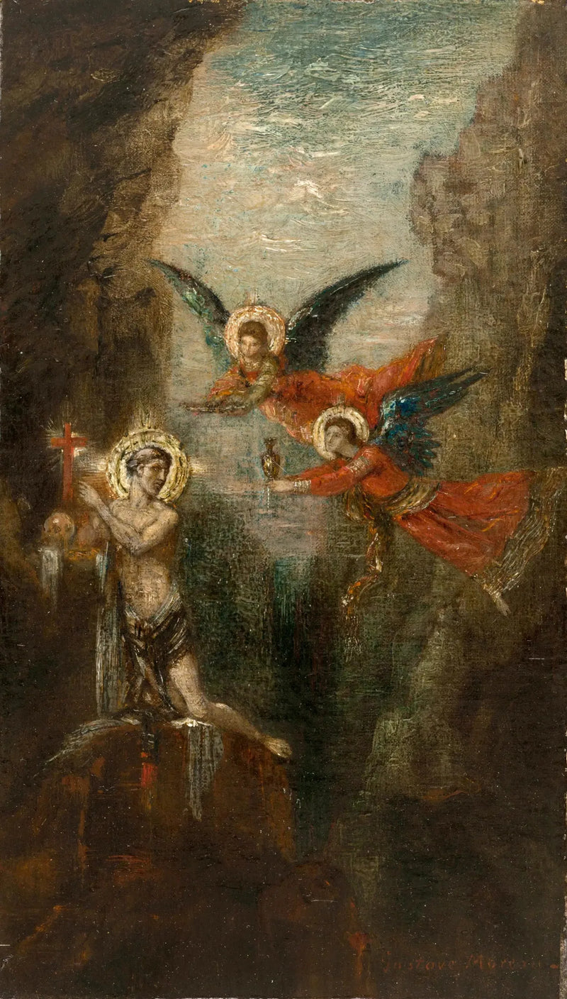A Saint in the Desert - Gustave Moreau