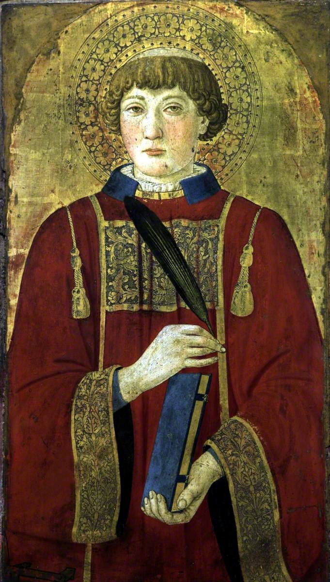 A saint martyr (probably Saint Lawrence) - Cosimo Rosselli