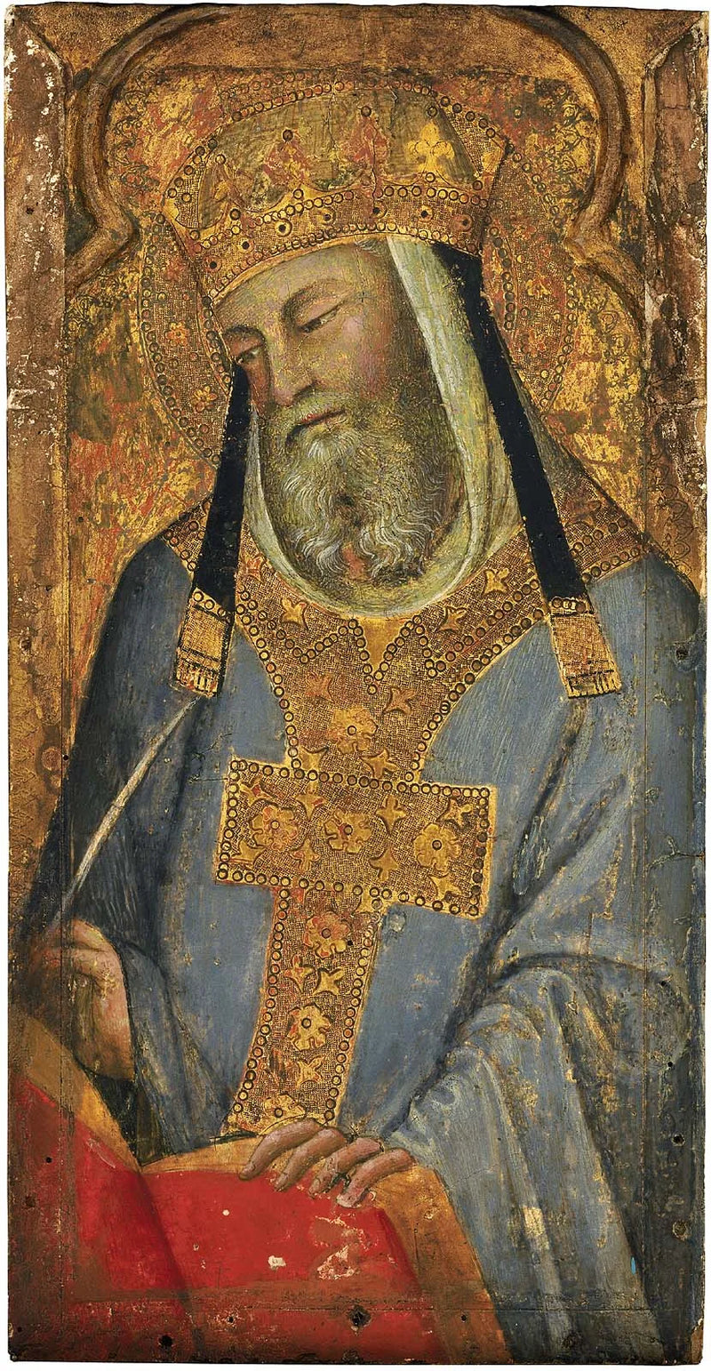 A Holy Pope (Saint Gregory the Great?) - Bartolo di Fredi