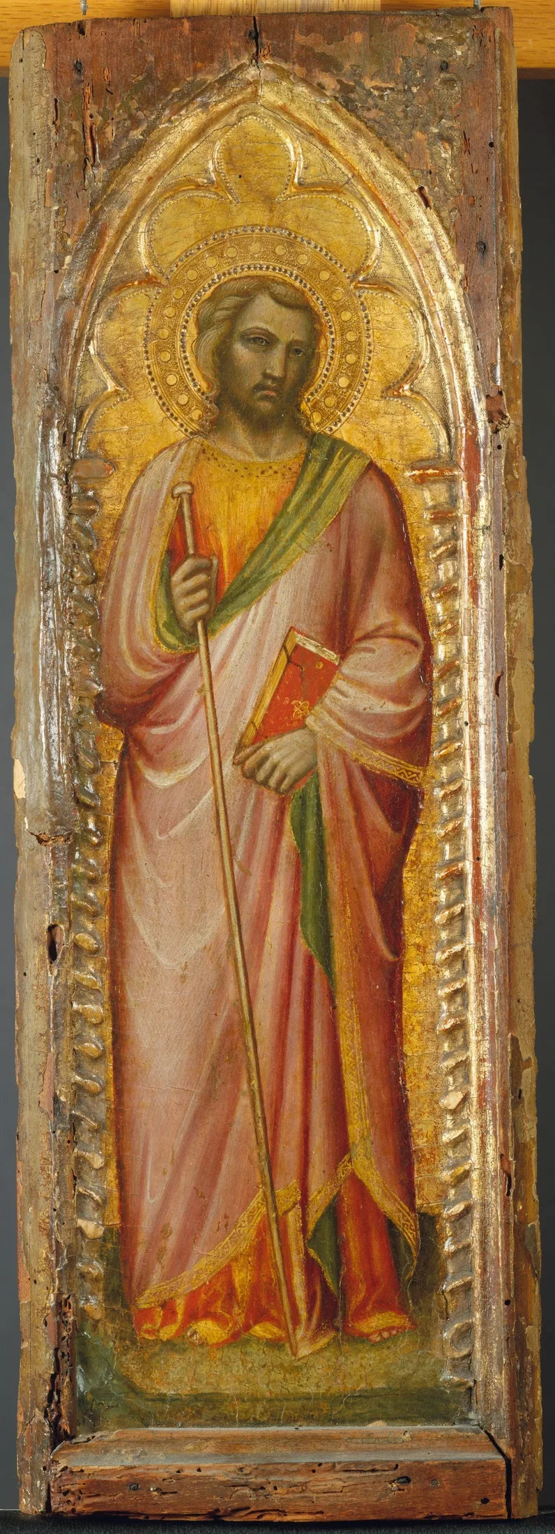 A saint, perhaps James the Greater. - Spinello Aretino
