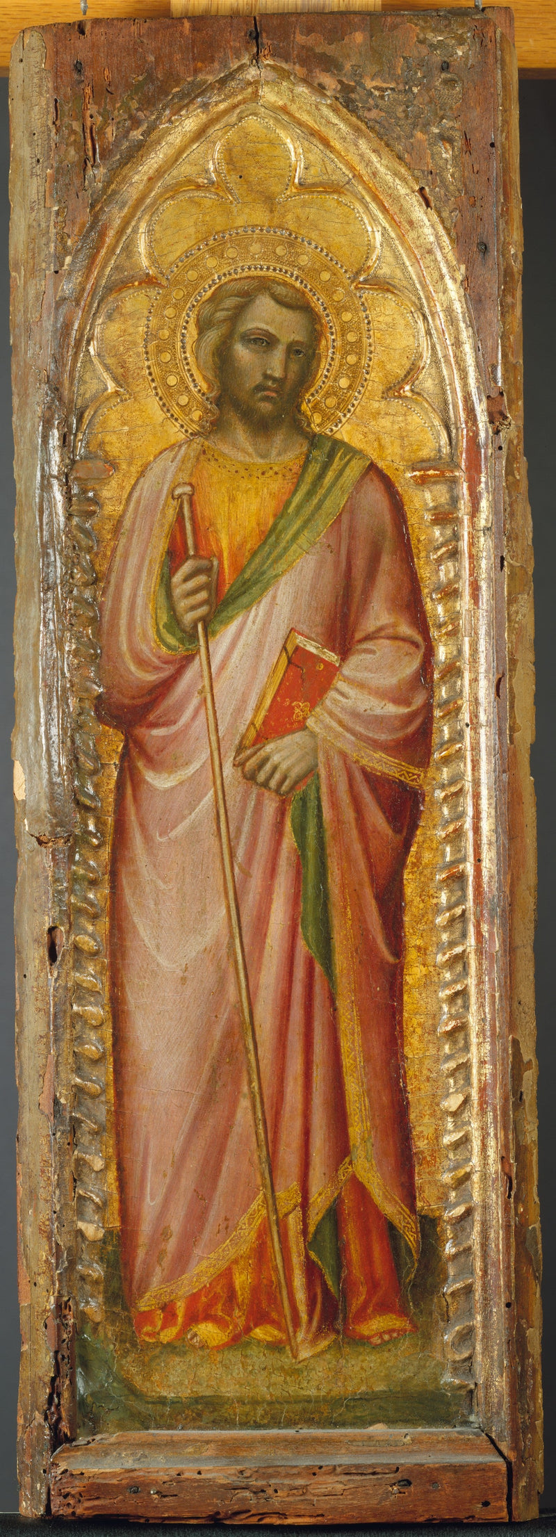 A saint, perhaps James the Greater. - Spinello Aretino