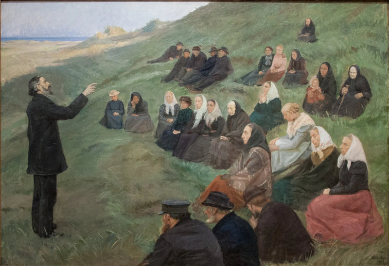 A Sermon in the Fields - Anna Ancher