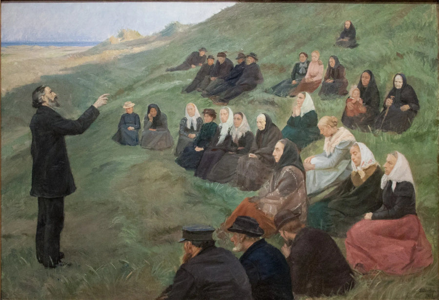A Sermon in the Fields - Anna Ancher