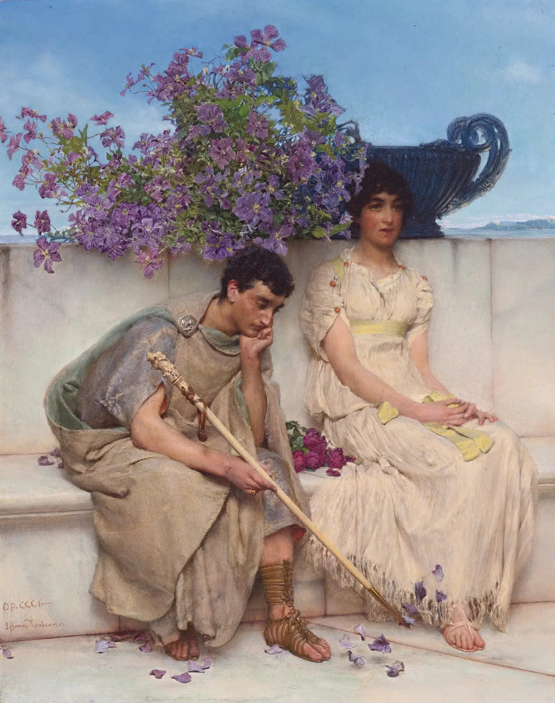 An Eloquent Silence - Lawrence Alma-Tadema