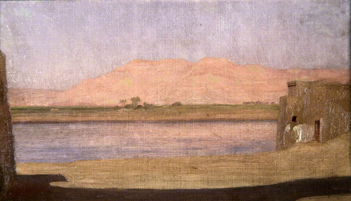 A Temple on the Nile - Frederic Leighton