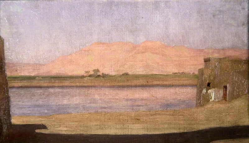 A Temple on the Nile - Frederic Leighton