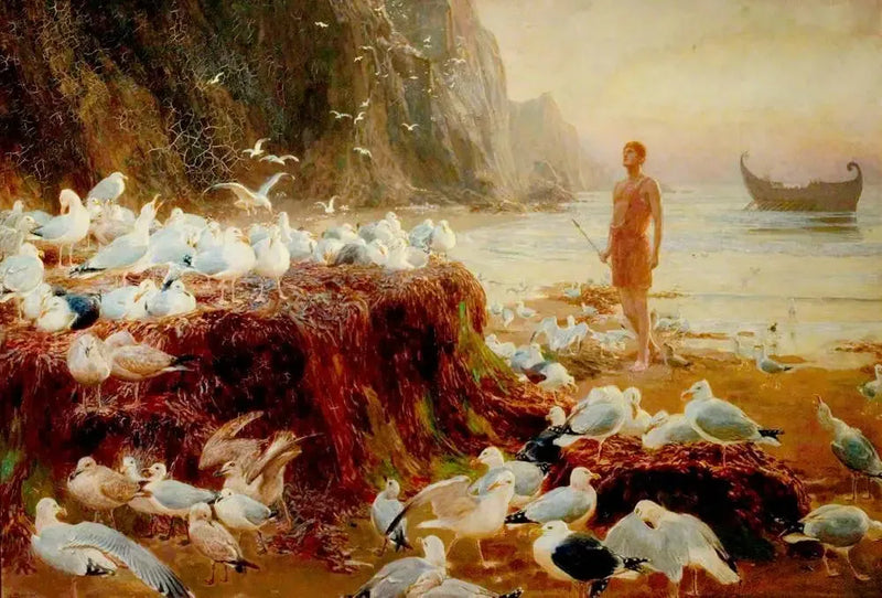 A Wanderer of the Old World - Briton Rivière
