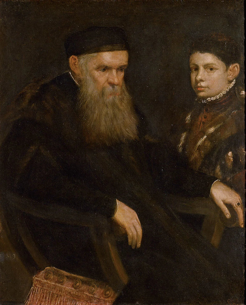 An Old Man and a Boy - Jacopo Tintoretto