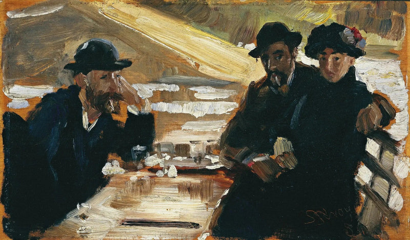 A Voyage on the Seine - Peder Severin Krøyer