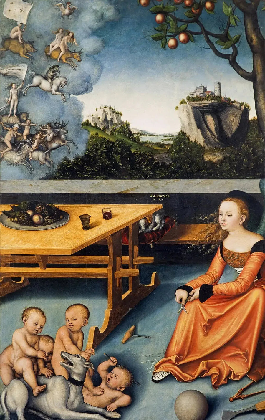 An Allegory of Melancholy - Lucas Cranach the Elder
