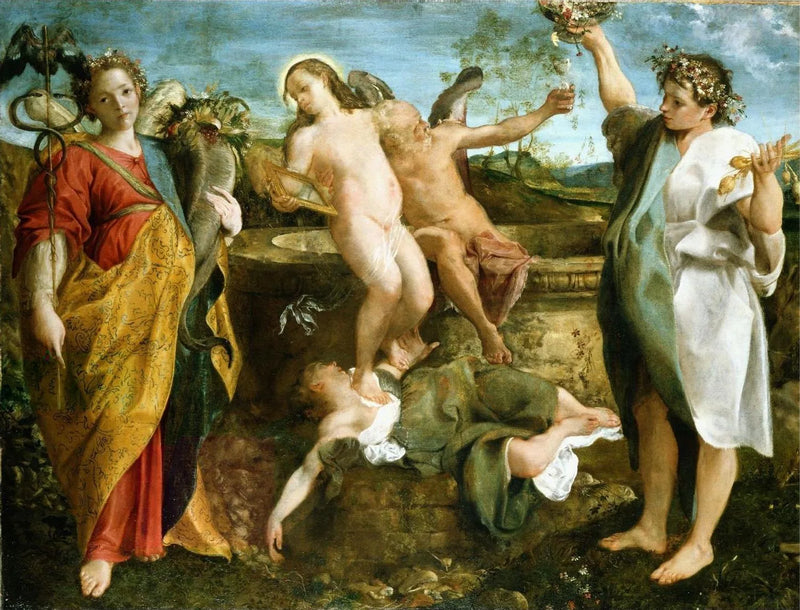 An allegory of truth and time - Annibale Carracci