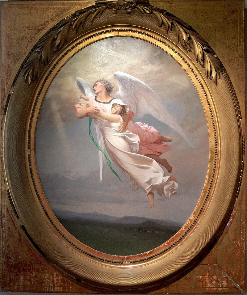 A soul carried away by an angel - Jean-Léon Gérôme