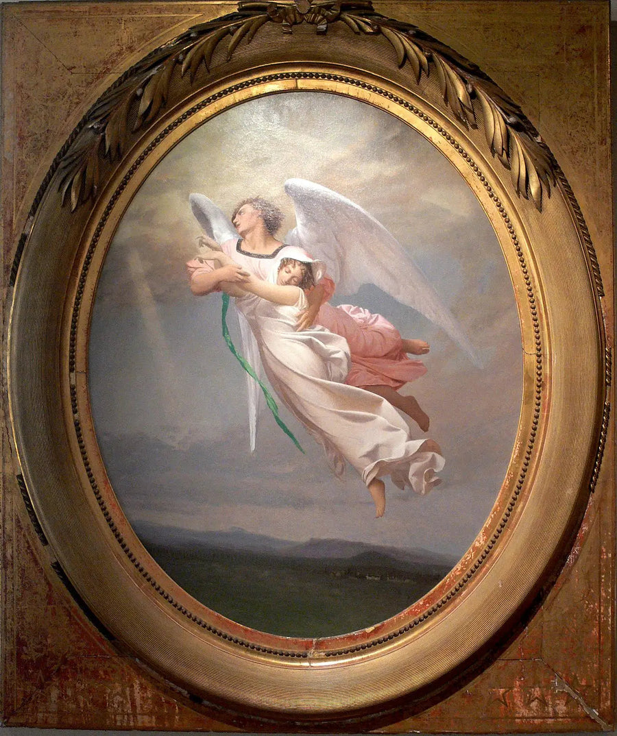 A soul carried away by an angel - Jean-Léon Gérôme