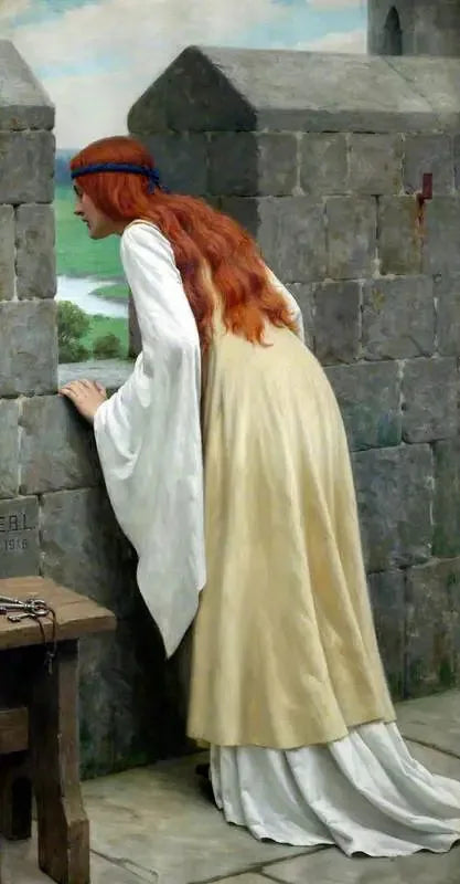 Une arrivée - Edmund Blair Leighton image 1 reproduction de peinture à l’huile