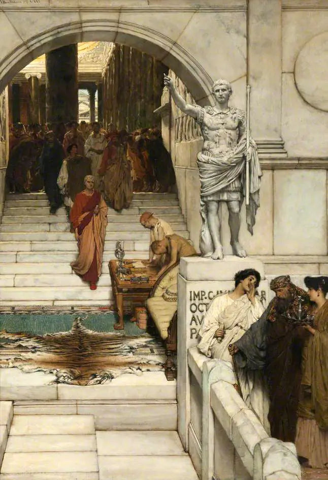 An Audience with Agrippa - Lawrence Alma-Tadema