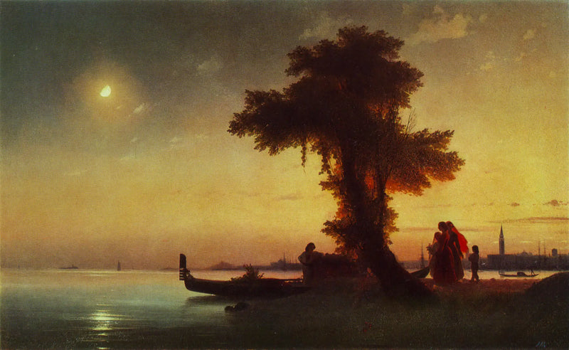 A Bay Near Venice - Ivan Aïvazovski
