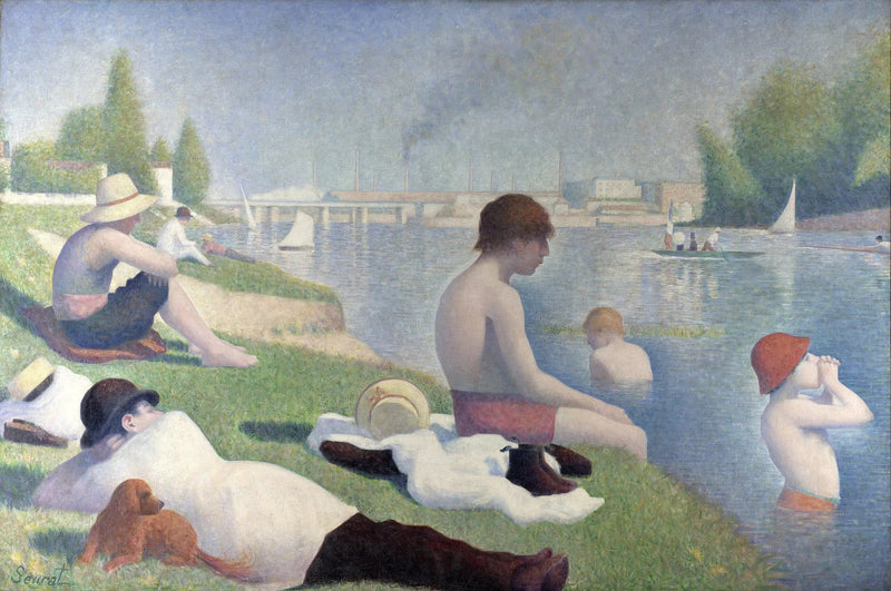 A Bathing Place at Asnières - Georges Seurat