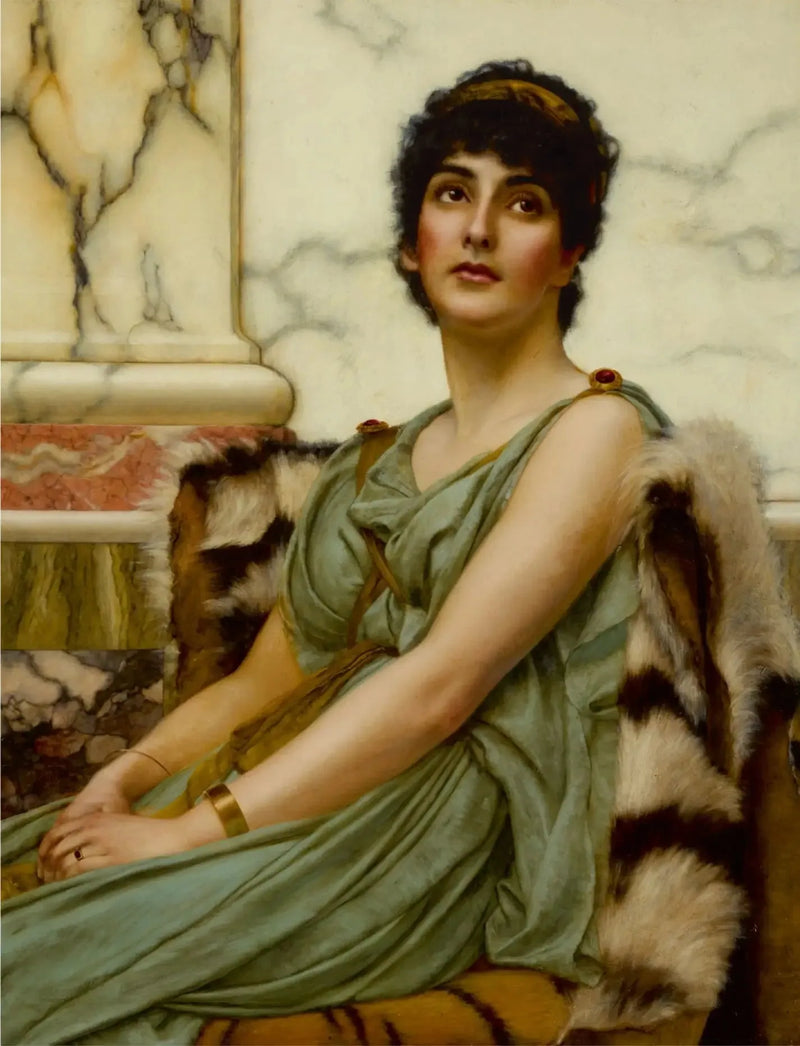 A Classic Beauty - John William Godward