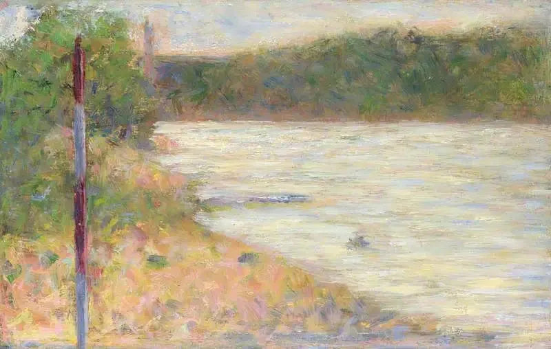 A Bank (The Seine at Asnières) - Georges Seurat